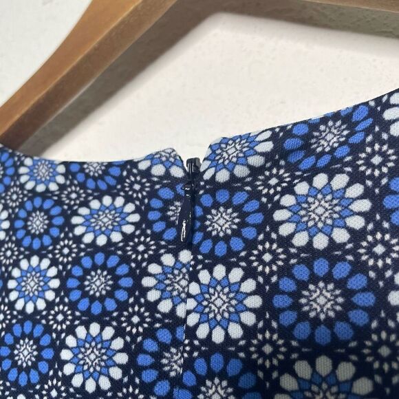 Talbots Women’s Blue V Neck Mid Sleeve Midi Dress Size XS - Picture 9 of 9